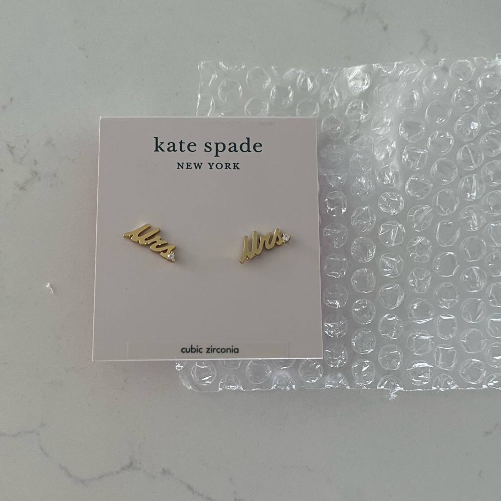 Kate Spade Mrs. Earrings